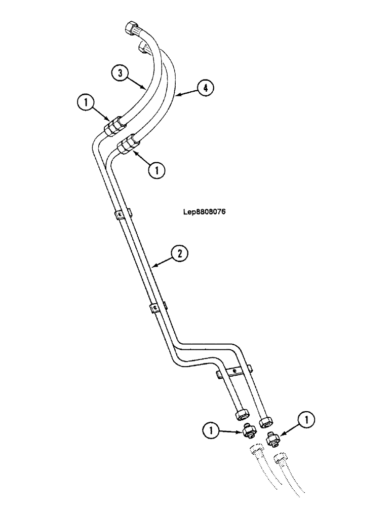 Схема запчастей Case 688C - (8F-16) - CLAMSHELL SWING FEED (REMOTE-CONTROLLED BOOM) (07) - HYDRAULIC SYSTEM