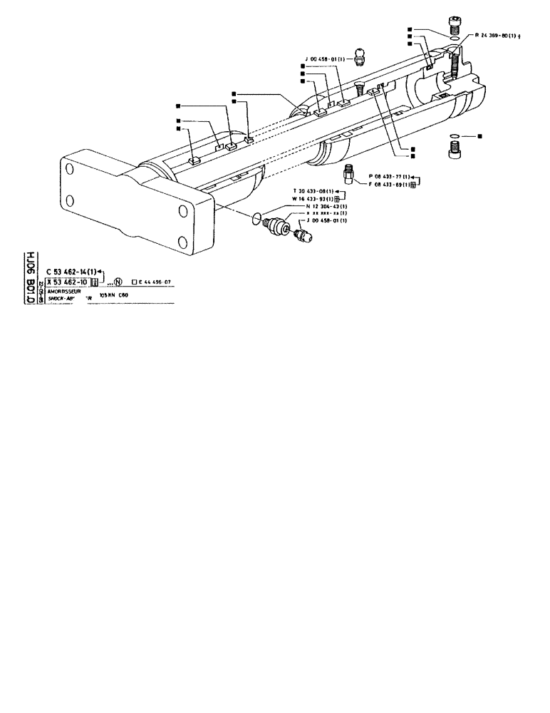 Схема запчастей Case 90BCL - (251) - SHOCK-ABSORBER 105KN C60 (07) - HYDRAULIC SYSTEM