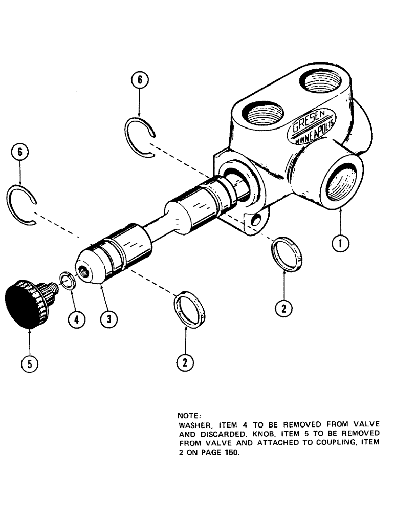 Схема запчастей Case 880 - (152) - TRACK BRAKE VALVE (04) - UNDERCARRIAGE