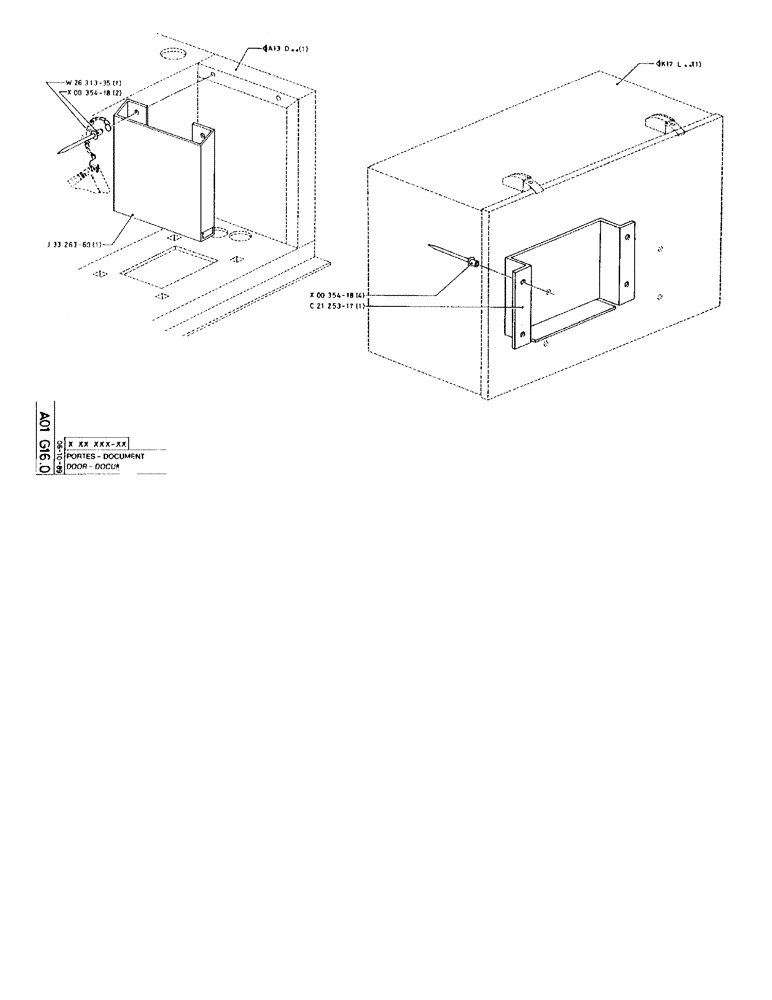 Схема запчастей Case 90BCL - (031) - DOOR - DOCUMENT (05) - UPPERSTRUCTURE CHASSIS