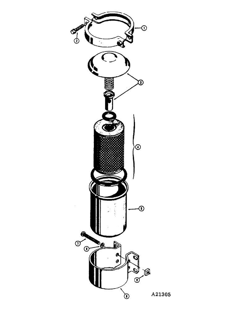 Схема запчастей Case W7E - (156) - D22660 CONVERTER OIL FILTER (06) - POWER TRAIN