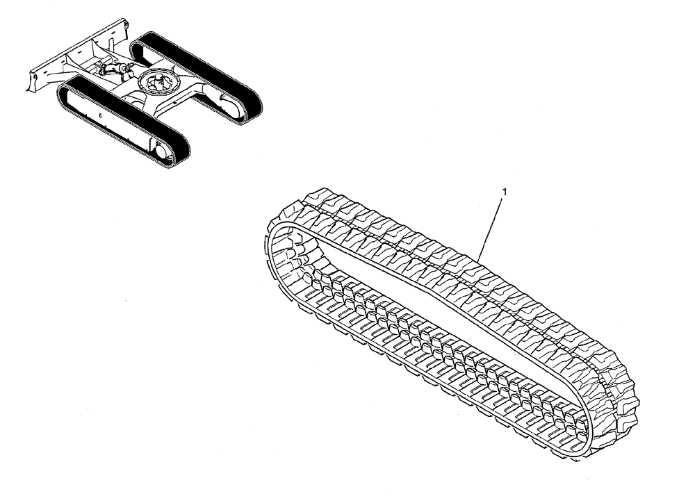Схема запчастей Case CX27B PV13 - (02-009) - SHOE ASSY (04) - UNDERCARRIAGE