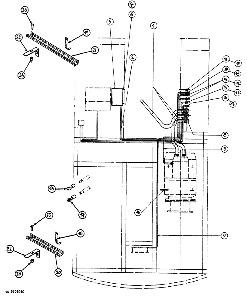 Схема запчастей Case 1088 - (070) - ELECTRICAL CIRCUIT (55) - ELECTRICAL SYSTEMS