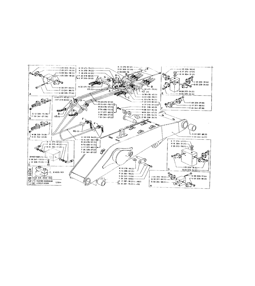 Схема запчастей Case 160CKS - (259) - LOADER BOOM (09) - BOOMS