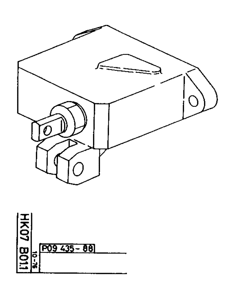 Схема запчастей Case 90CL - (101) - No Description Provided (07) - HYDRAULIC SYSTEM