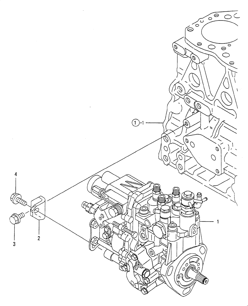 Схема запчастей Case CX27B - (ENGINE-11[1]) - FUEL INJECTION PUMP (10) - ENGINE