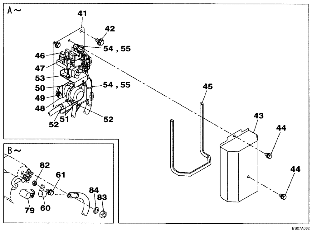 Схема запчастей Case CX160B - (04-06) - HARNESS, MAIN - RELAY PANEL (04) - ELECTRICAL SYSTEMS