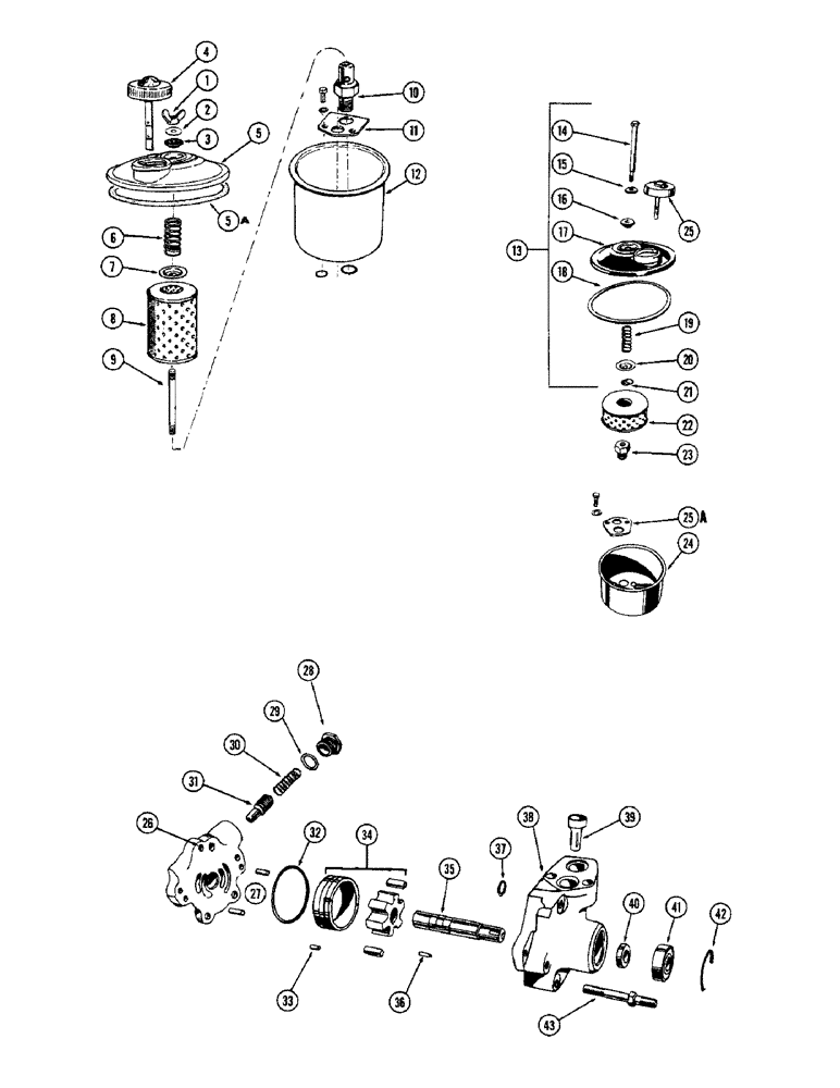 Схема запчастей Case W9A - (114) - A18468 STEERING PUMP RESERVOIR, A14063 STEERING PUMP (05) - STEERING