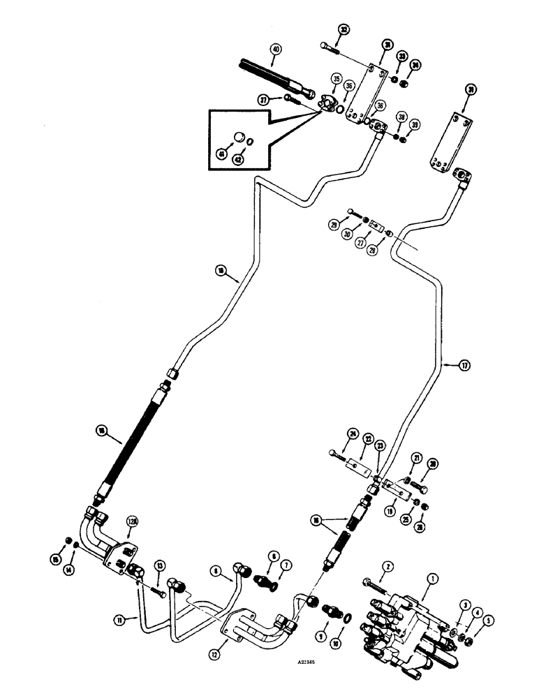 Схема запчастей Case W10E - (240) - DROTT 4-IN-1 BUCKET HYDRAULICS (08) - HYDRAULICS