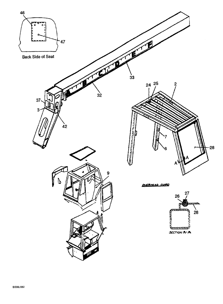 Схема запчастей Case 689G - (09-44) - DECALS, MISCELLANEOUS (09) - CHASSIS