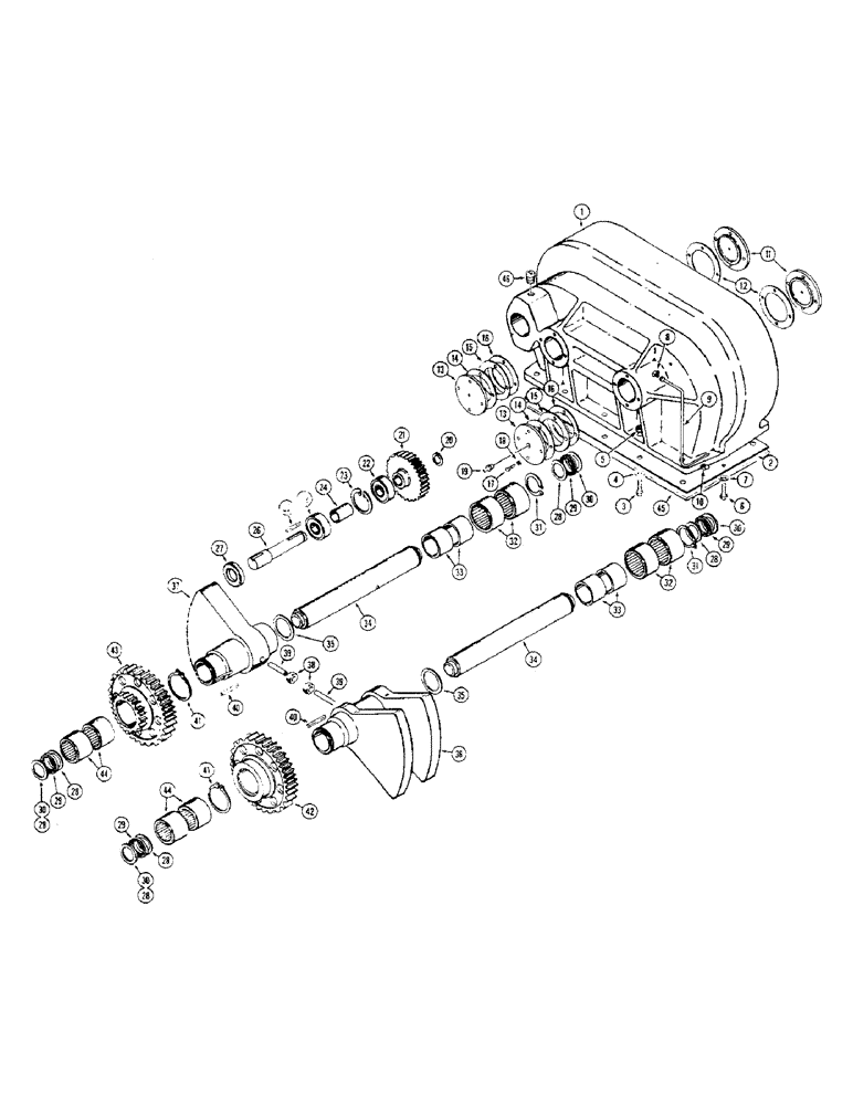 Схема запчастей Case 475 - (266) - CABLE PLOW ASSEMBLY, VIBRATOR - GEAR BOX (89) - TOOLS