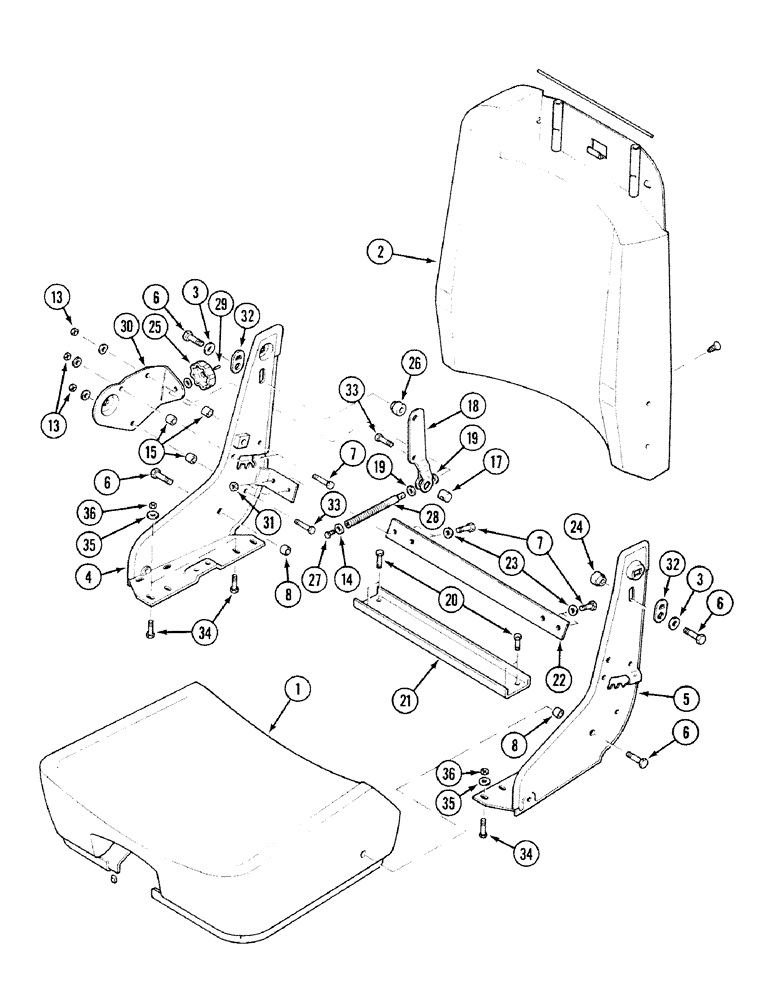 Схема запчастей Case 580SK - (9-160) - DELUXE SUSPENSION SEAT (6000/003) (09) - CHASSIS/ATTACHMENTS