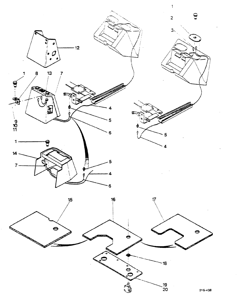 Схема запчастей Case 580F - (426) - FRONT HYDRAULIC ATTACHMENTS, ELECTRICAL SYSTEM, FLOOR PLATES (35) - HYDRAULIC SYSTEMS