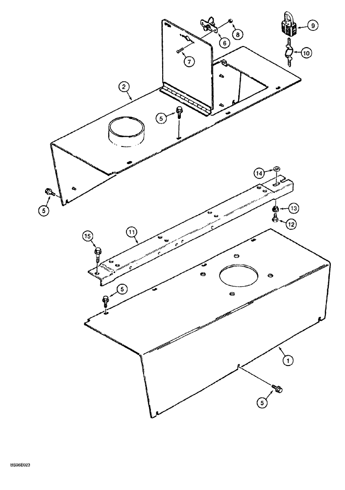 Схема запчастей Case 1150G - (9-030) - HOOD (05) - UPPERSTRUCTURE CHASSIS