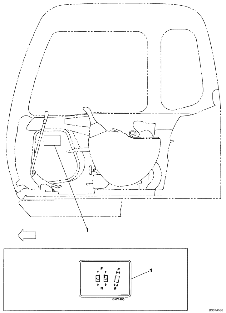 Схема запчастей Case CX700B - (09-62) - DECALS (09) - CHASSIS