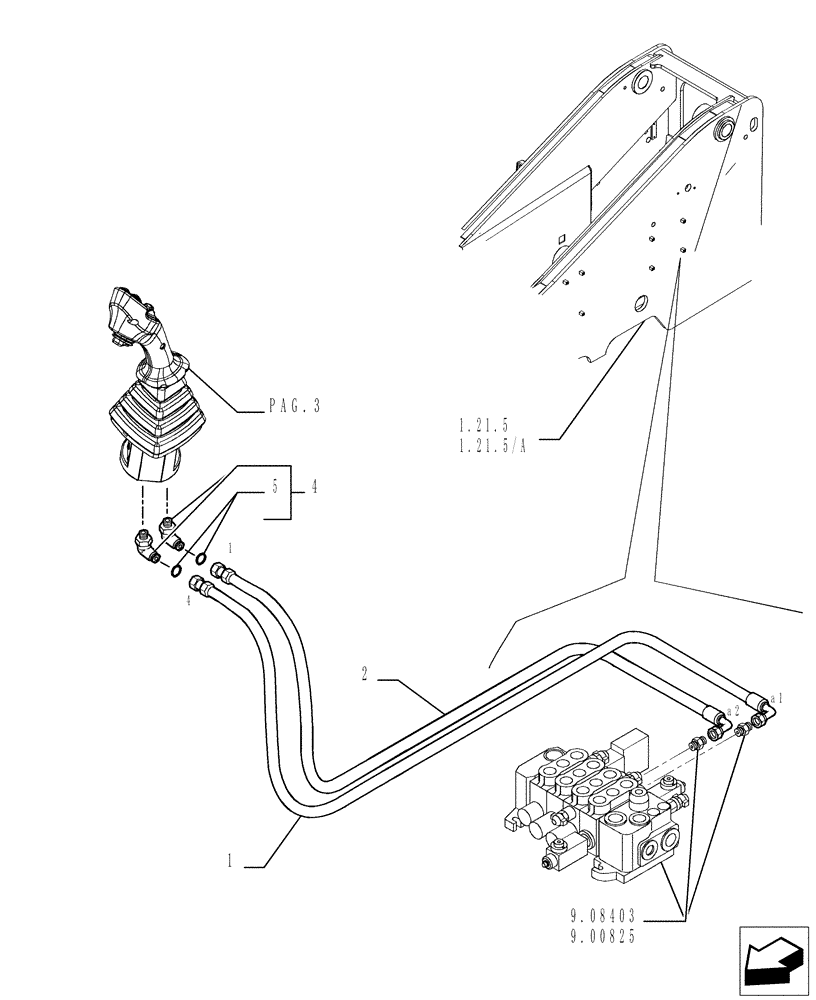 Схема запчастей Case TX742 - (9.00580[05]) - ROPS CANOPY - COMPONENTS - OPTIONAL CODE 749260001 - VERSION (02) (90) - PLATFORM, CAB, BODYWORK AND DECALS