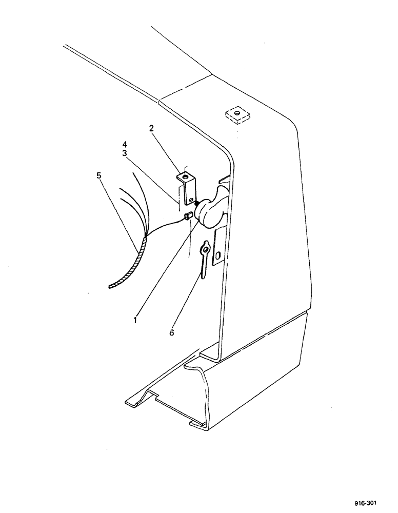 Схема запчастей Case 580F - (044) - ELECTRIC HORN (55) - ELECTRICAL SYSTEMS