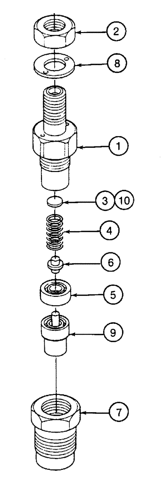 Схема запчастей Case 460 - (3-12) - FUEL INJECTION NOZZLE, KUBOTA V1505-B ENGINE (03) - FUEL SYSTEM