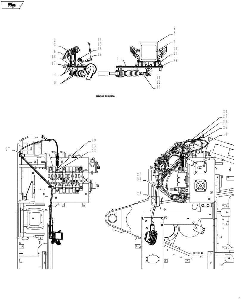 Схема запчастей Case CX55BMSR - (01-052[03]) - CONTROLS, OPERATORS (CAB + ANGLE DOZER) (90) - PLATFORM, CAB, BODYWORK AND DECALS