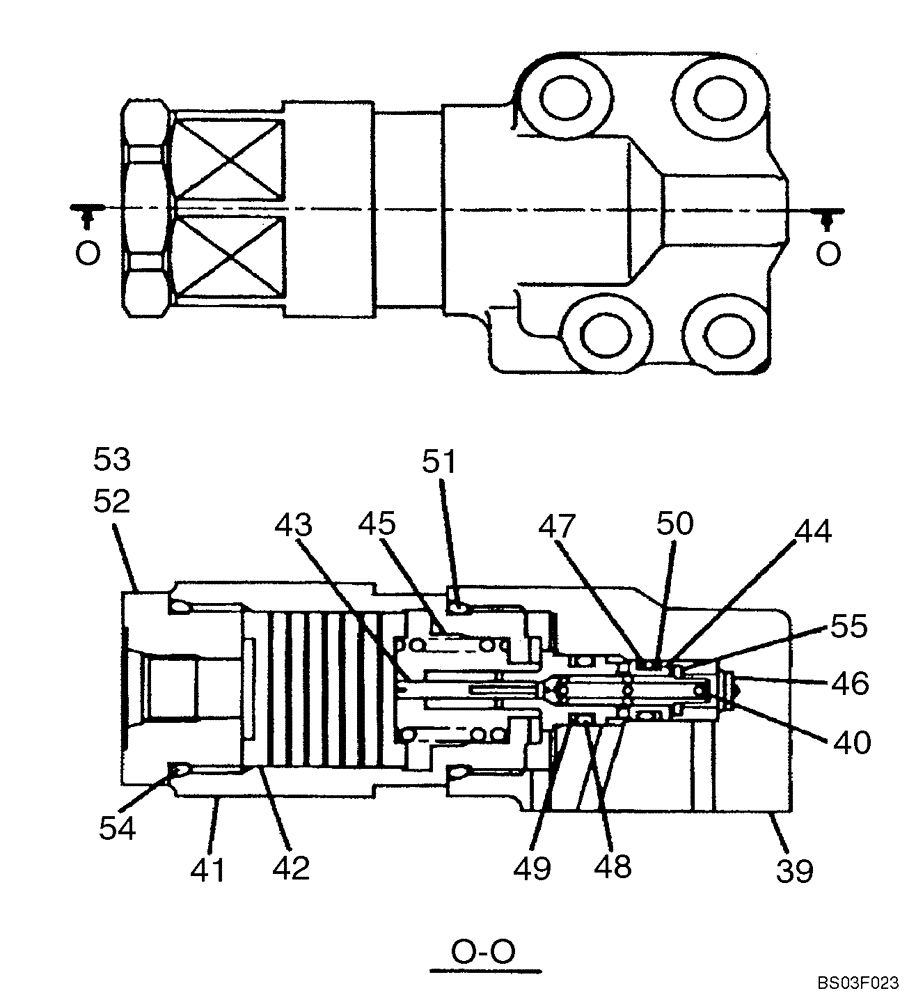 Схема запчастей Case CX135SR - (08-089) - KMJ2956 VALVE ASSY, CONTROL - MODELS WITH DOZER BLADE (May 25 2006 2:39PM) (08) - HYDRAULICS
