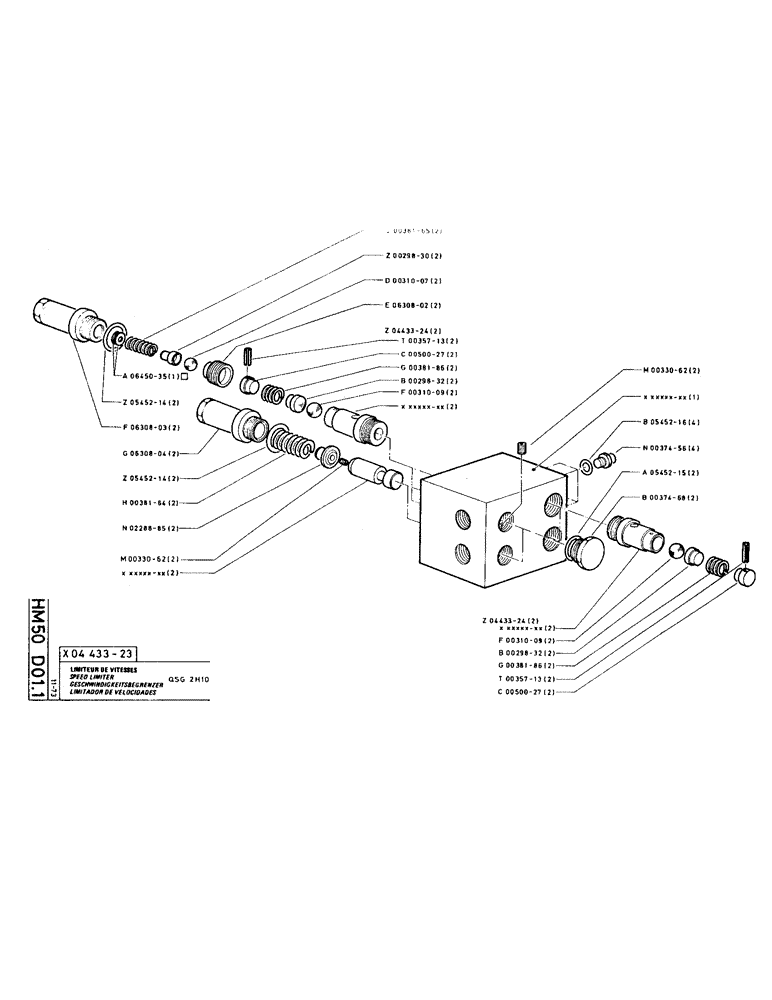 Схема запчастей Case TC45 - (064) - SPEED LIMITER 