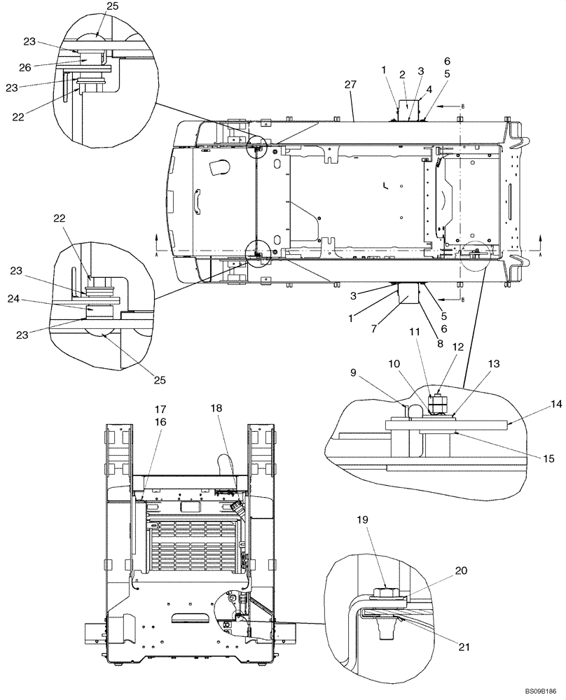 Схема запчастей Case 450CT - (09-12) - CHASSIS (450CT) (09) - CHASSIS