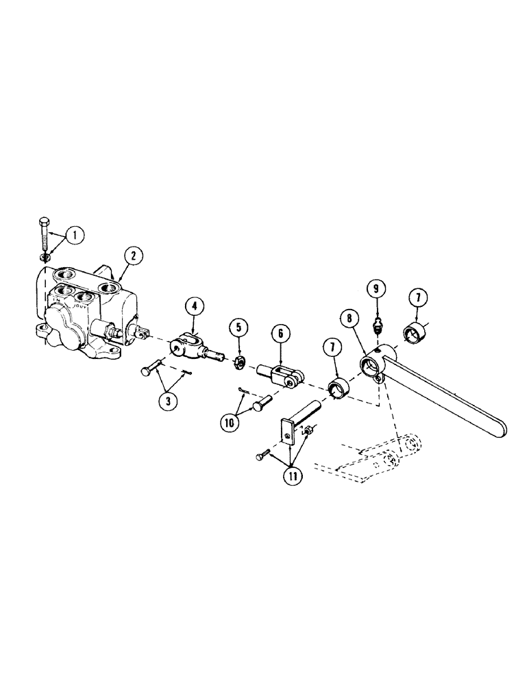 Схема запчастей Case 120 - (099[1]) - USED ON UNITS WITH SERIAL NUMBER 6287229 AND AFTER (39) - FRAMES AND BALLASTING