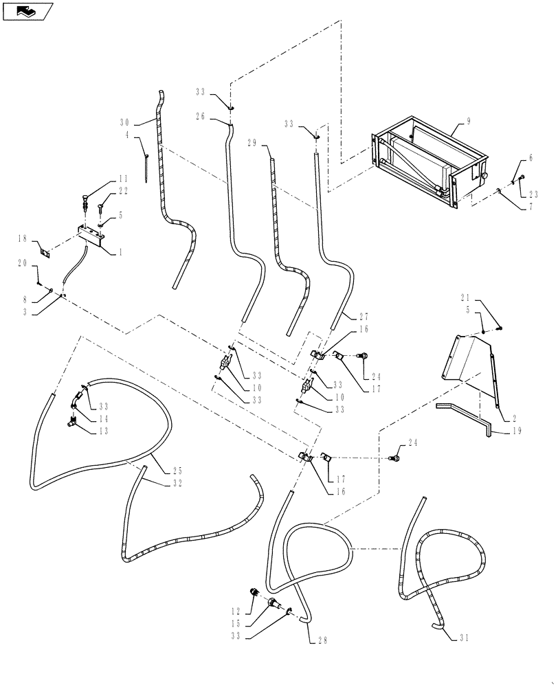 Схема запчастей Case DV207 - (50.100.01) - HEATER (50) - CAB CLIMATE CONTROL