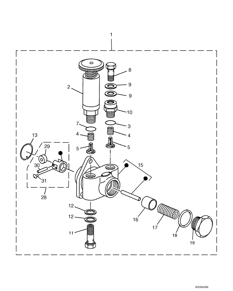 Схема запчастей Case CX210N - (03-08B) - FUEL INJECTION PUMP - PUMP, FUEL TRANSFER (03) - FUEL SYSTEM
