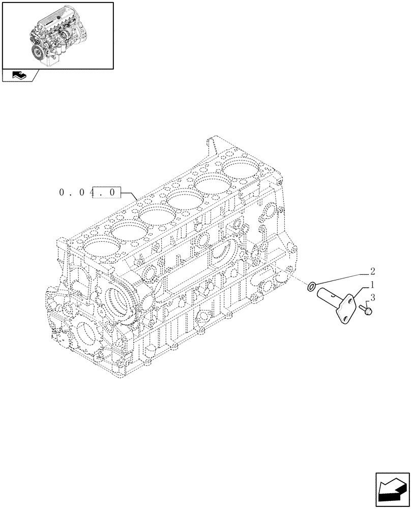 Схема запчастей Case F3BE0684N E904 - (0.30.3) - OIL PRESSURE REGULATION VALVE (99459425) 