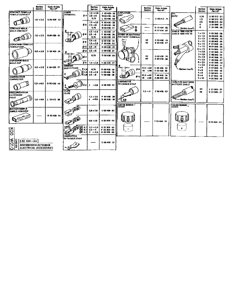 Схема запчастей Case 90BCL - (322) - ELECTRICAL ACCESSORIES (06) - ELECTRICAL SYSTEMS