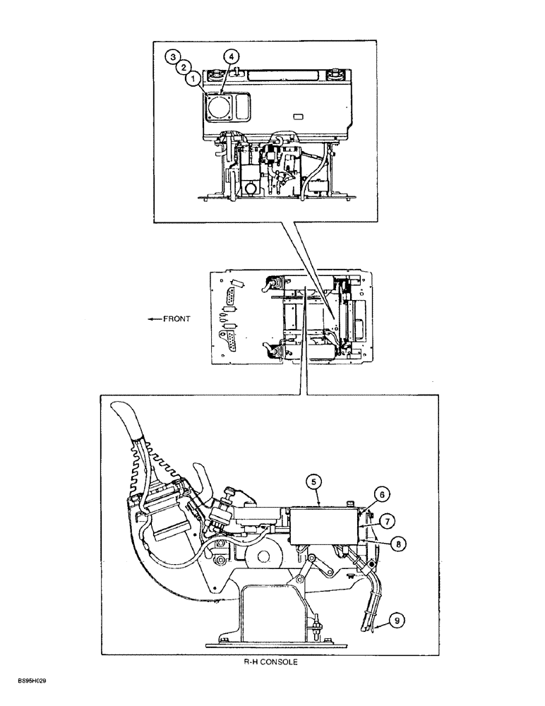Схема запчастей Case 9060B - (4-30) - CAB RADIO (04) - ELECTRICAL SYSTEMS