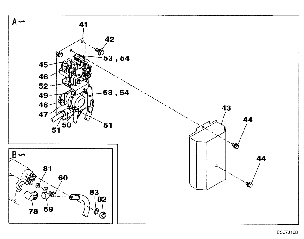 Схема запчастей Case CX130B - (04-06) - HARNESS, MAIN - RELAY PANEL (04) - ELECTRICAL SYSTEMS