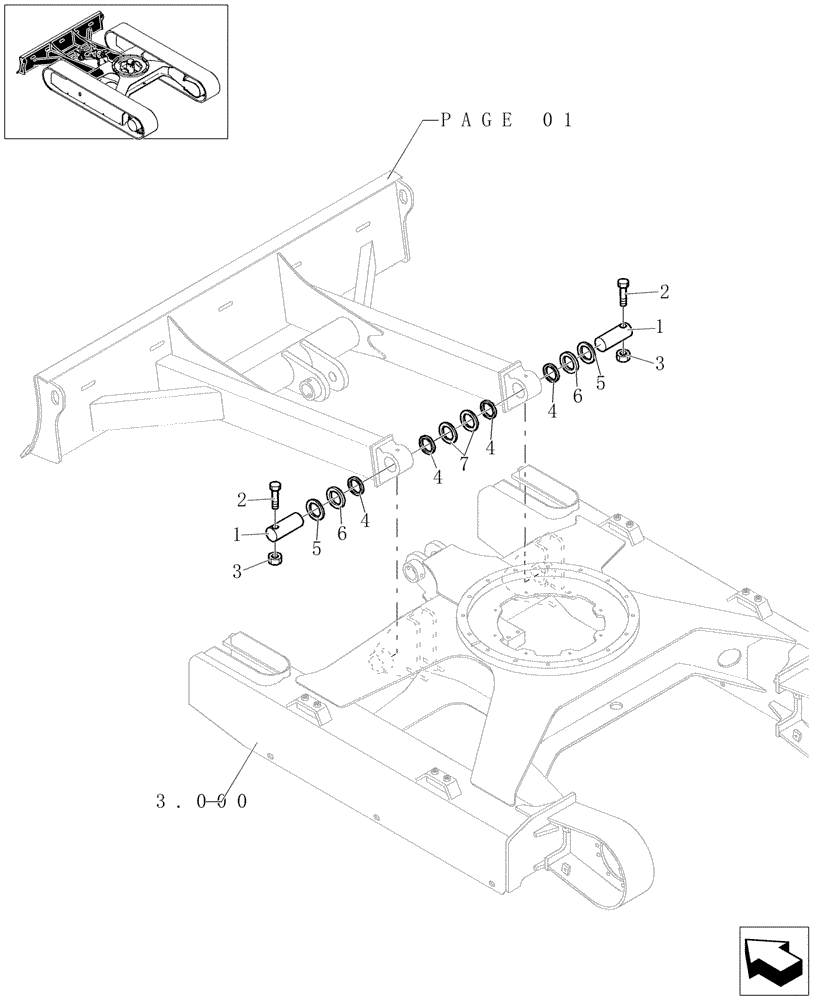 Схема запчастей Case CX20B - (3.050[03]) - DOZER BLADE ASSEMBLY (86) - DOZER