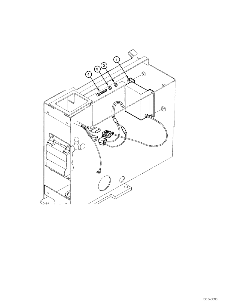 Схема запчастей Case 885 - (04.16[00]) - ELECTRIC SYSTEM - VOLTAGE CONVERTER (04) - ELECTRICAL SYSTEMS