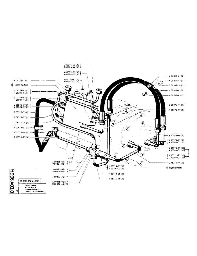 Схема запчастей Case TC45 - (171) - WITTED WINCH 