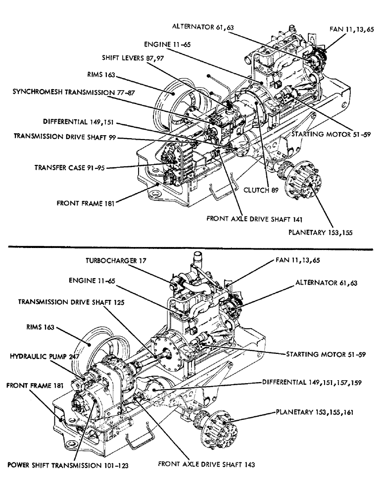 Схема запчастей Case 300C - (009) - PICTORIAL INDEX (00) - PICTORIAL INDEX