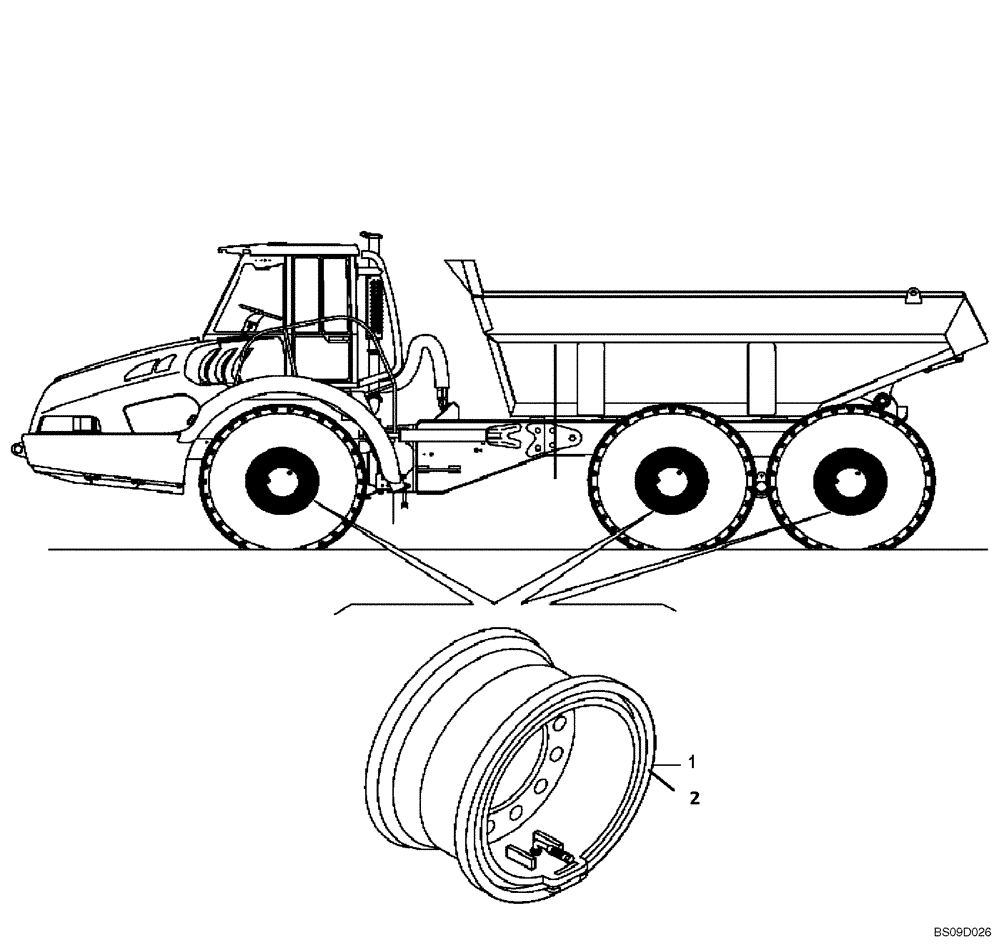 Схема запчастей Case 327B - (34A00000646[001]) - WHEEL RIMS - OPTIONAL (P.I.N. HHD0327BN7PG57000 AND AFTER) (84214660) (11) - AXLES/WHEELS