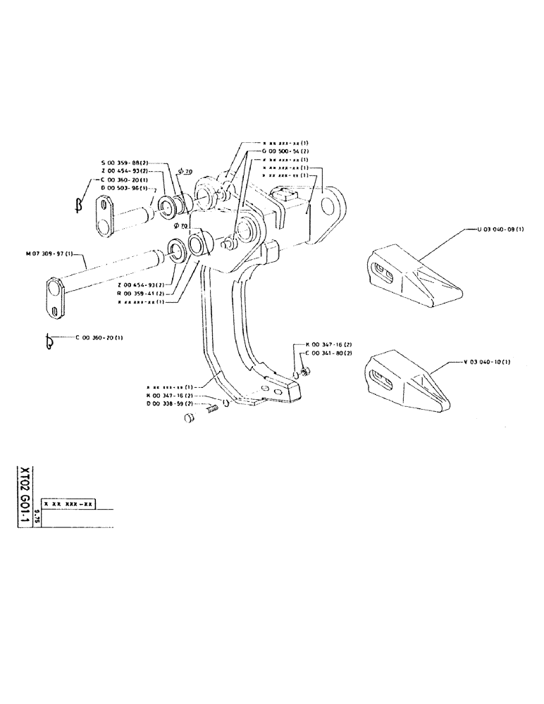 Схема запчастей Case 115CL - (167) - No Description Provided 