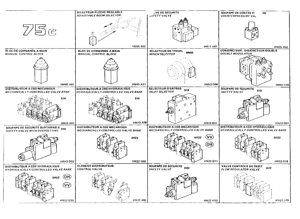 Схема запчастей Case 75C - (001G) - 75C (00) - PICTORIAL INDEX