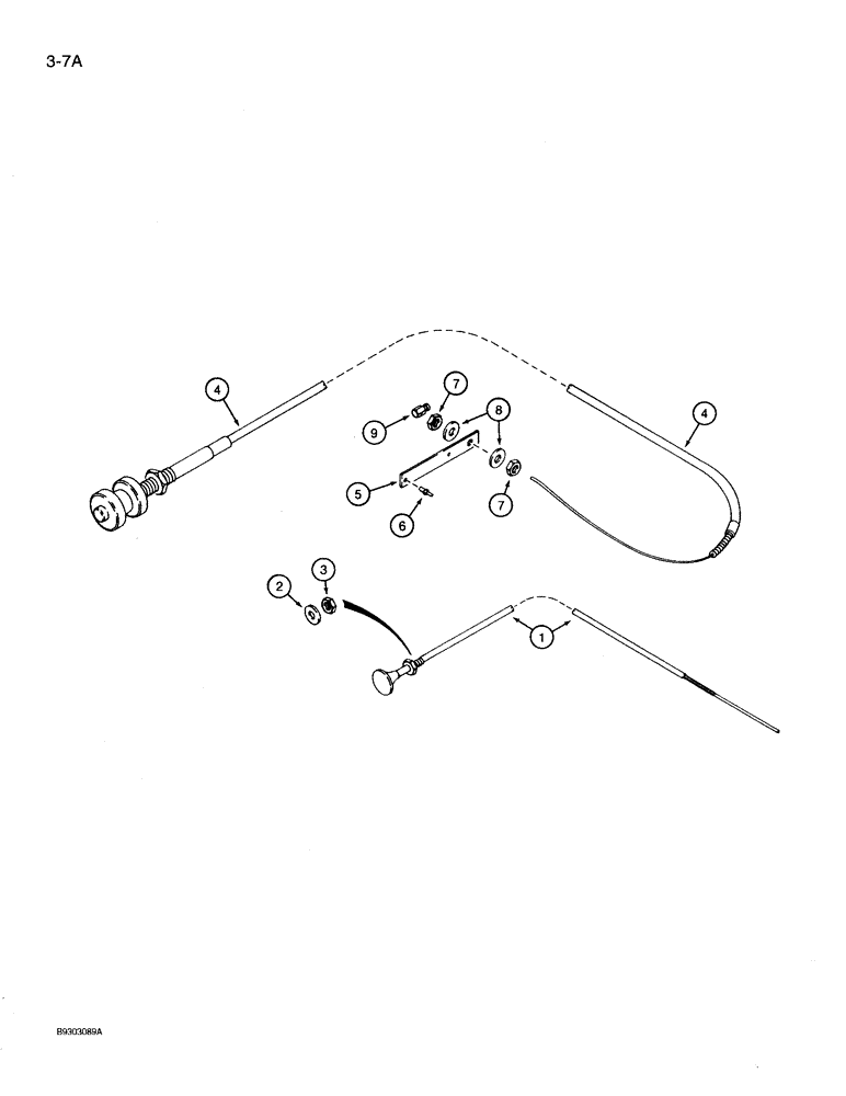 Схема запчастей Case 360 - (3-07A) - THROTTLE CONTROL AND LINKAGE - WISCONSIN GASOLINE ENGINE MODELS (03) - FUEL SYSTEM