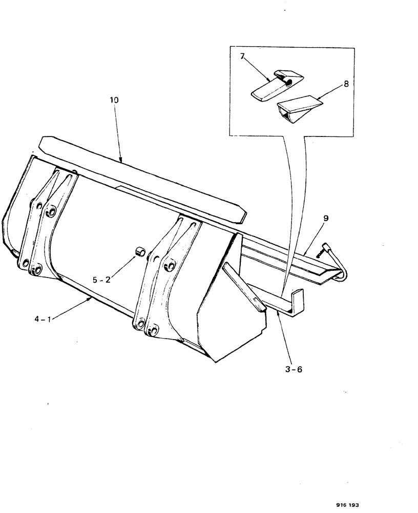 Схема запчастей Case 580F - (196) - LOADER, BUCKET (35) - HYDRAULIC SYSTEMS