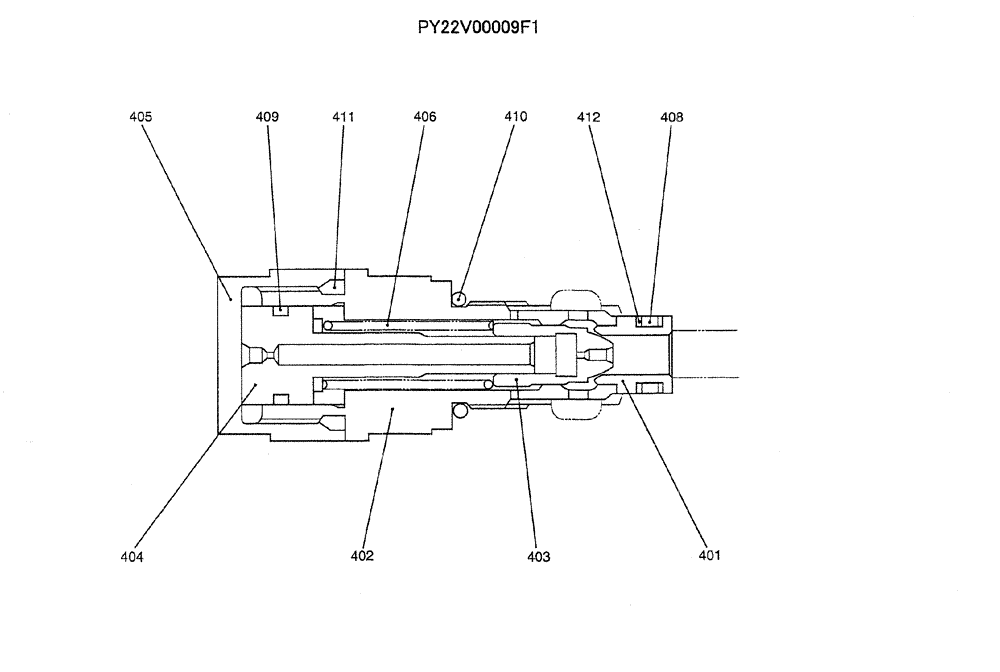 Схема запчастей Case CX50B - (07-020) - VALVE ASSY, RELIEF (PY22V00009F1) ELECTRICAL AND HYDRAULIC COMPONENTS