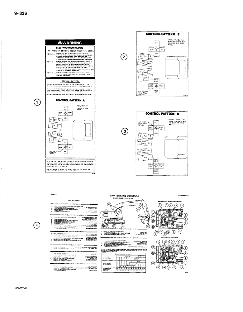 Схема запчастей Case 1080B - (9-336) - DECALS (09) - CHASSIS