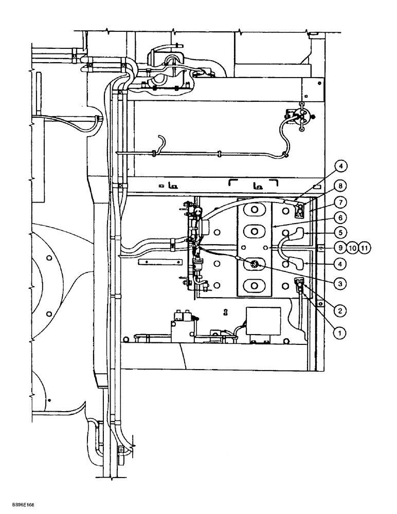 Схема запчастей Case 9060B - (4-18) - BATTERIES AND MOUNTING (04) - ELECTRICAL SYSTEMS