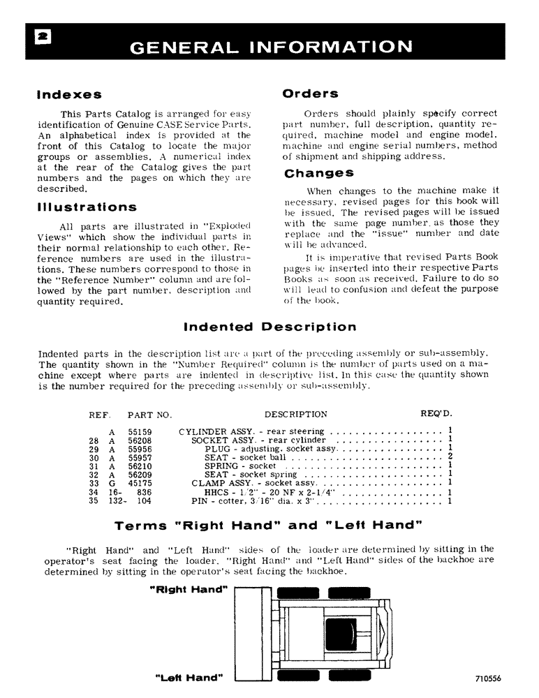 Схема запчастей Case 1500-SERIES - (002) - GENERAL INFORMATION (05) - SERVICE & MAINTENANCE