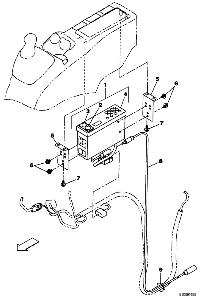Схема запчастей Case CX350B - (04-12) - RADIO (04) - ELECTRICAL SYSTEMS