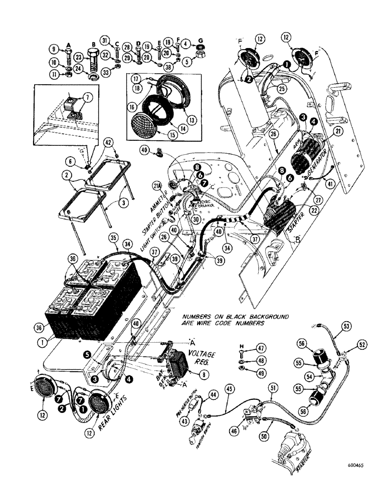 Схема запчастей Case 1000D - (072) - ELECTRICAL SYSTEM (06) - ELECTRICAL SYSTEMS