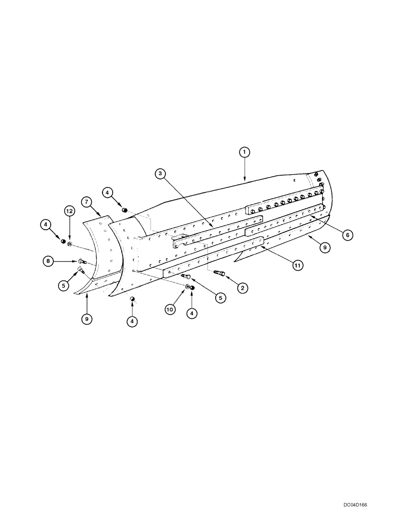 Схема запчастей Case 885 - (09.04[00]) - LINK ASSEMBLY (09) - CHASSIS