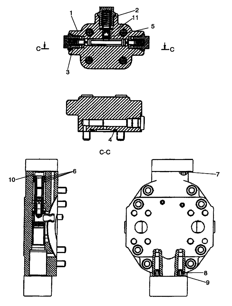 Схема запчастей Case 650L - (29.212.02[02]) - HYDROSTATIC MOTOR (29) - HYDROSTATIC DRIVE